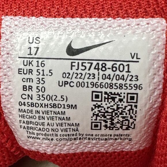 Ohio State Buckeyes Nike Force Savage Pro 3 Football Cleats Mens Size 17 OSU PE - Picture 8 of 8